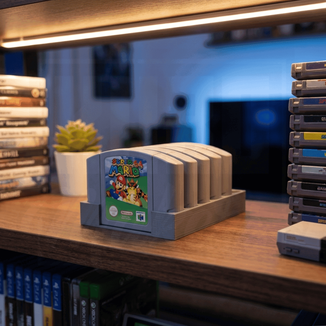 Suporte Organizador Porta Cartuchos 6 Jogos